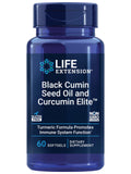 Life Extension huile cumin noir curcumine elite - Bouteille: soutien potentiel immunitaire au quotidien.