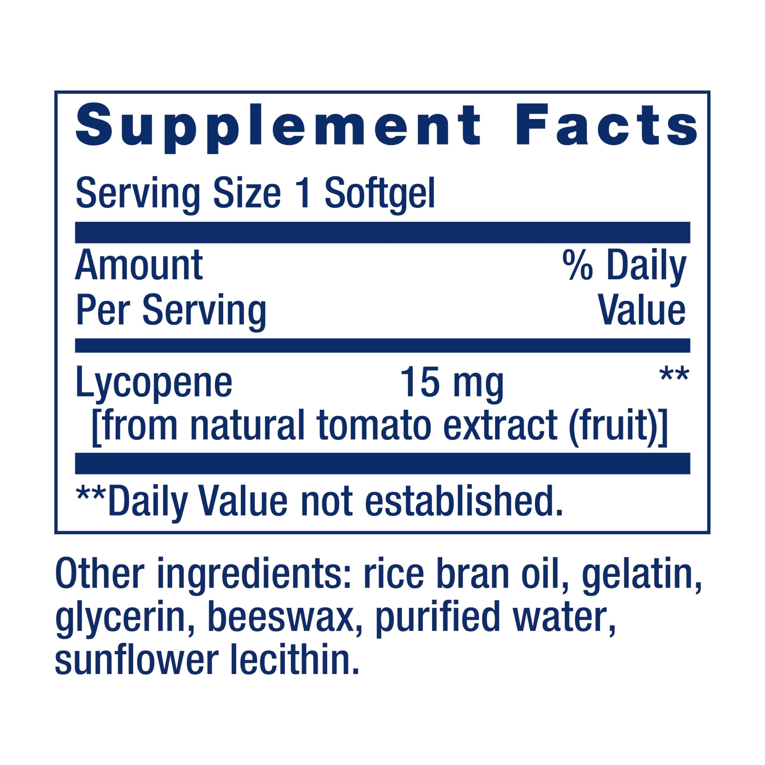Life Extension Mega Lycopene – gélules molles apportant protection antioxydante.