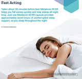 Life Extension Melatonin IR/XR: étiquette indiquant Sans OGM et Sans Gluten