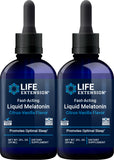 Life Extension Mélatonine Liquide Citrus-Vanille, flacon et étiquette, soutien potentiel au rituel nocturne.