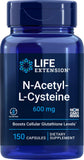 Life Extension NAC 600 mg – bouteille, soutient potentiel des voies respiratoires et de l'antioxydant.