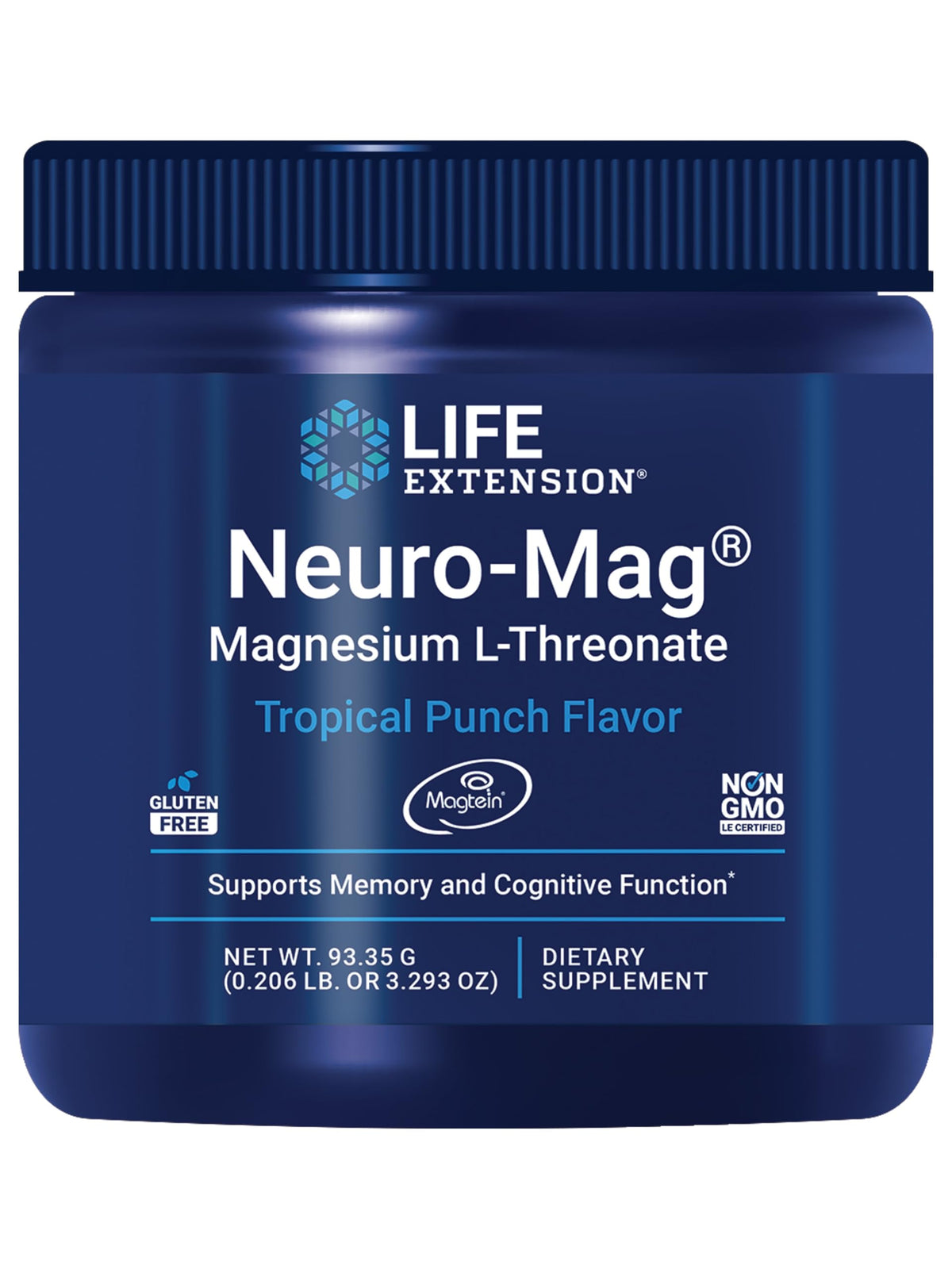 Life Extension Neuro-Mag en bouteille, présentation pratique.