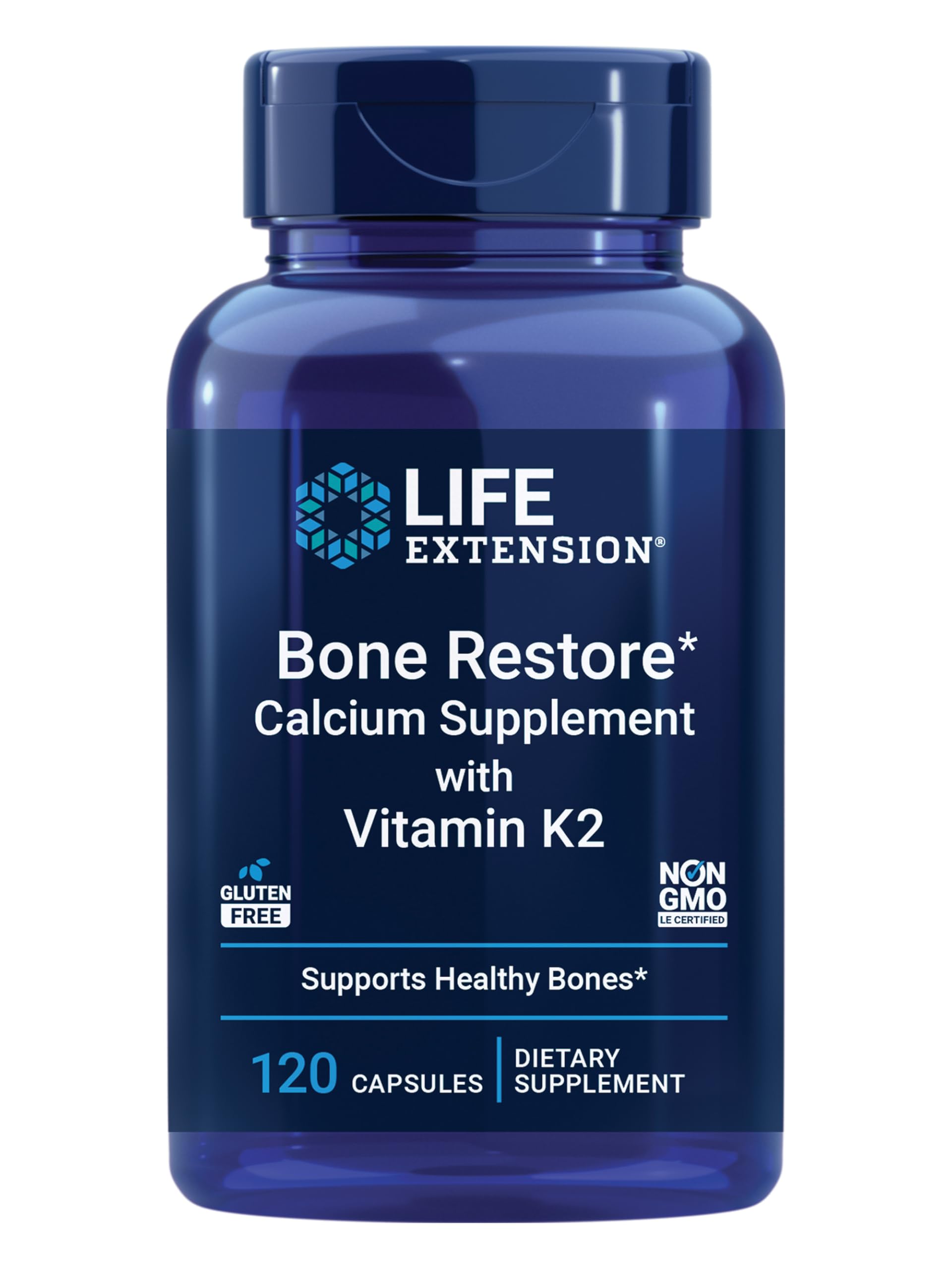 Life Extension Bone Restore bouteille vitamine K2 pour soutien des os