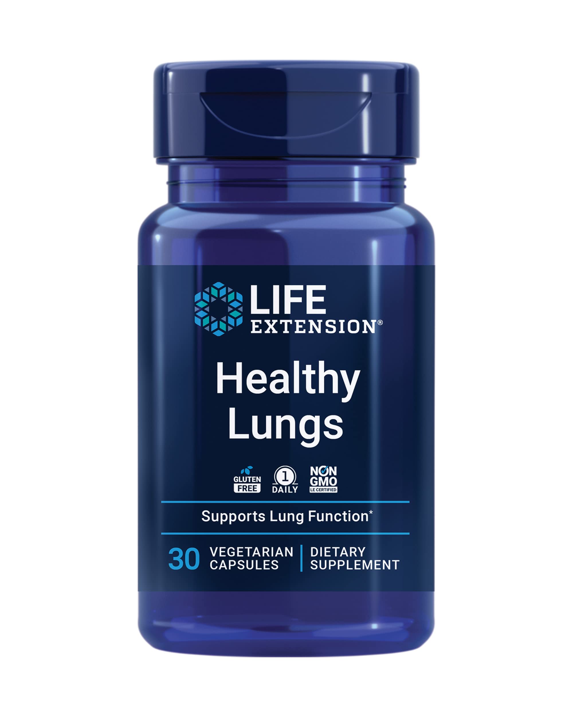 Life Extension – bouteille du complément poumons pour soutenir la respiration.
