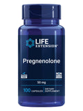 Life Extension Pregnenolone – Bouteille 100 capsules – soutien potentiel à l'équilibre hormonal.