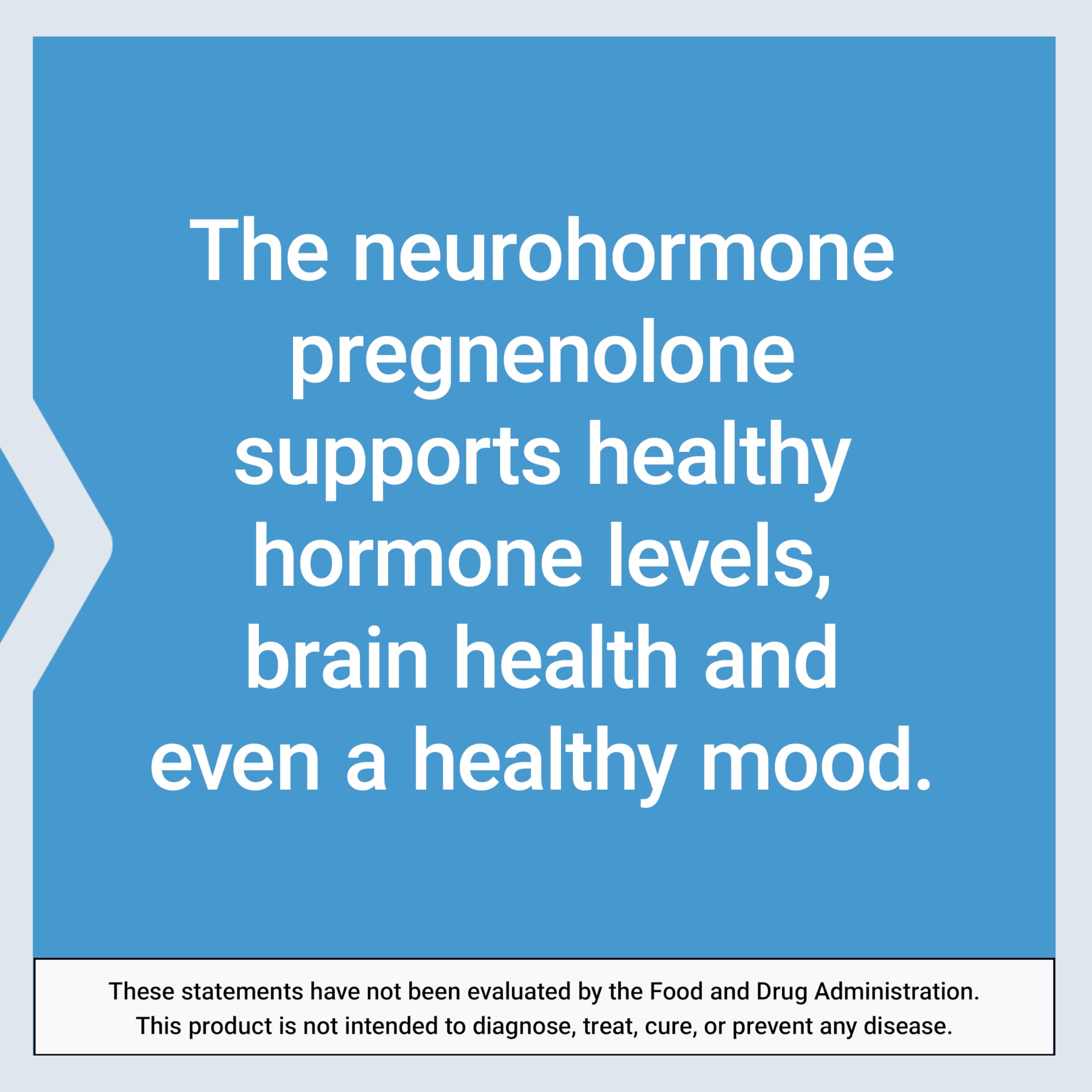 Life Extension Pregnenolone — Dose de 50 mg – soutien des fonctions cérébrales.
