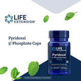 Life Extension Pyridoxal 5'-Phosphate Caps, meilleure biodisponibilité grâce à la forme active.