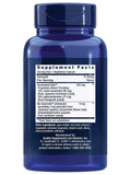 Life Extension Optimized Resveratrol Elite – étiquette lisible et fiche COA pour assurance qualité.