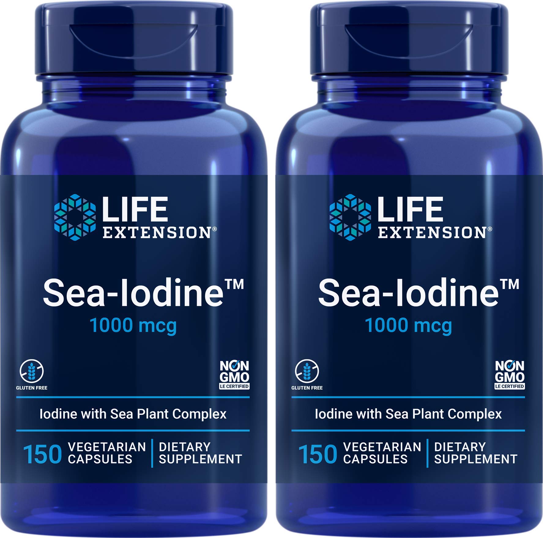 Life Extension Sea Iodine – bouteille prête à l'emploi pour soutenir l'apport en iode sans sel