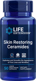 Life Extension Skin Restoring Ceramides – bouteille; hydratation durable de la peau.