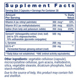 Life Extension soutiens thyroide complexe capsules pratiques et faciles à prendre