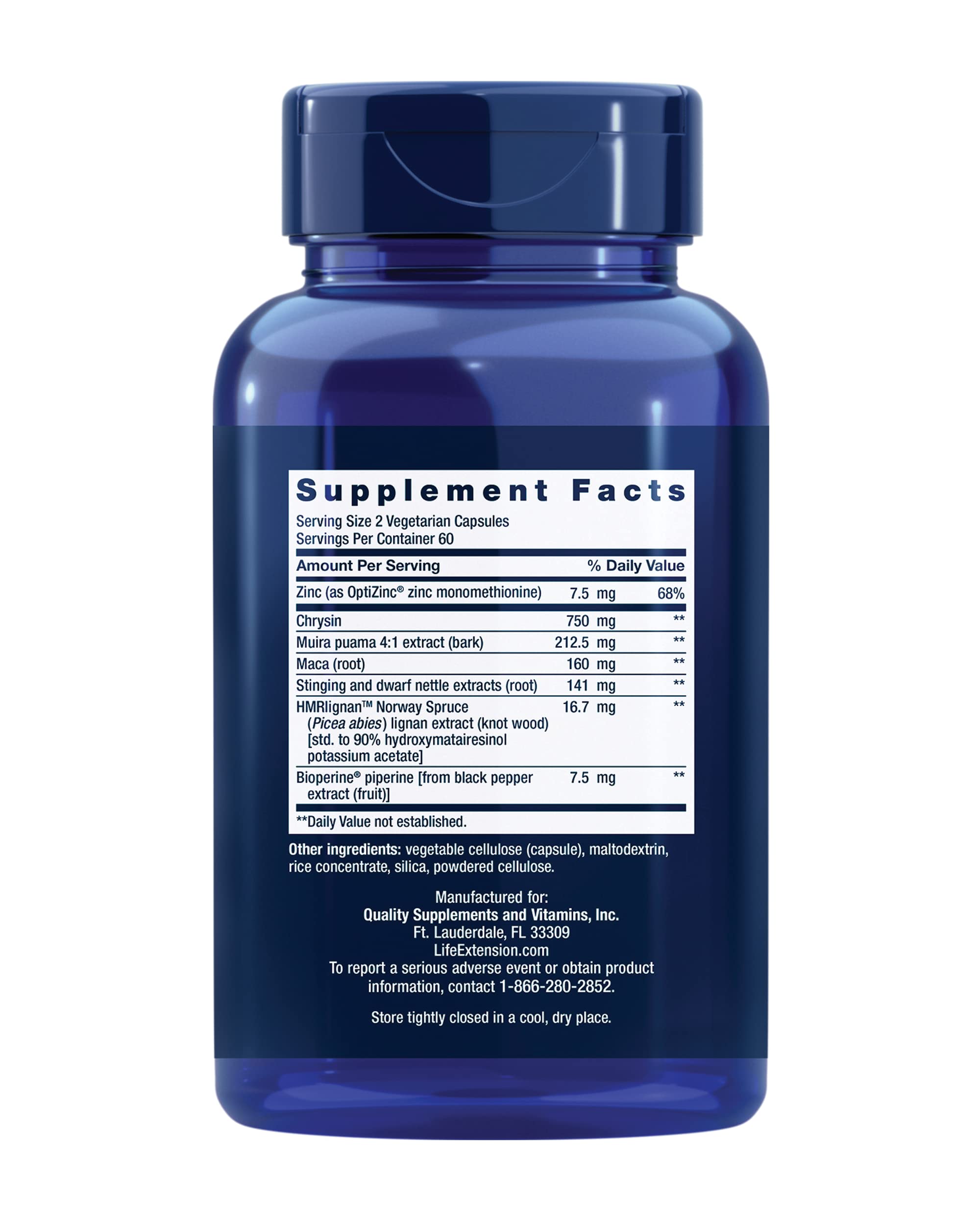 Life Extension Super Miraforte: capsules faciles à avaler pour soutien potentiel à l équilibre hormonal