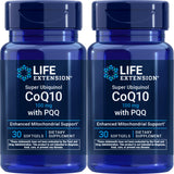 Life Extension Super Ubiquinol CoQ10 avec PQQ : bouteille lot2, soutien potentiel à l'énergie cellulaire