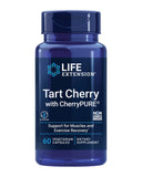 Life Extension Tart Cherry : bouteille végétarienne pour récupération et confort.