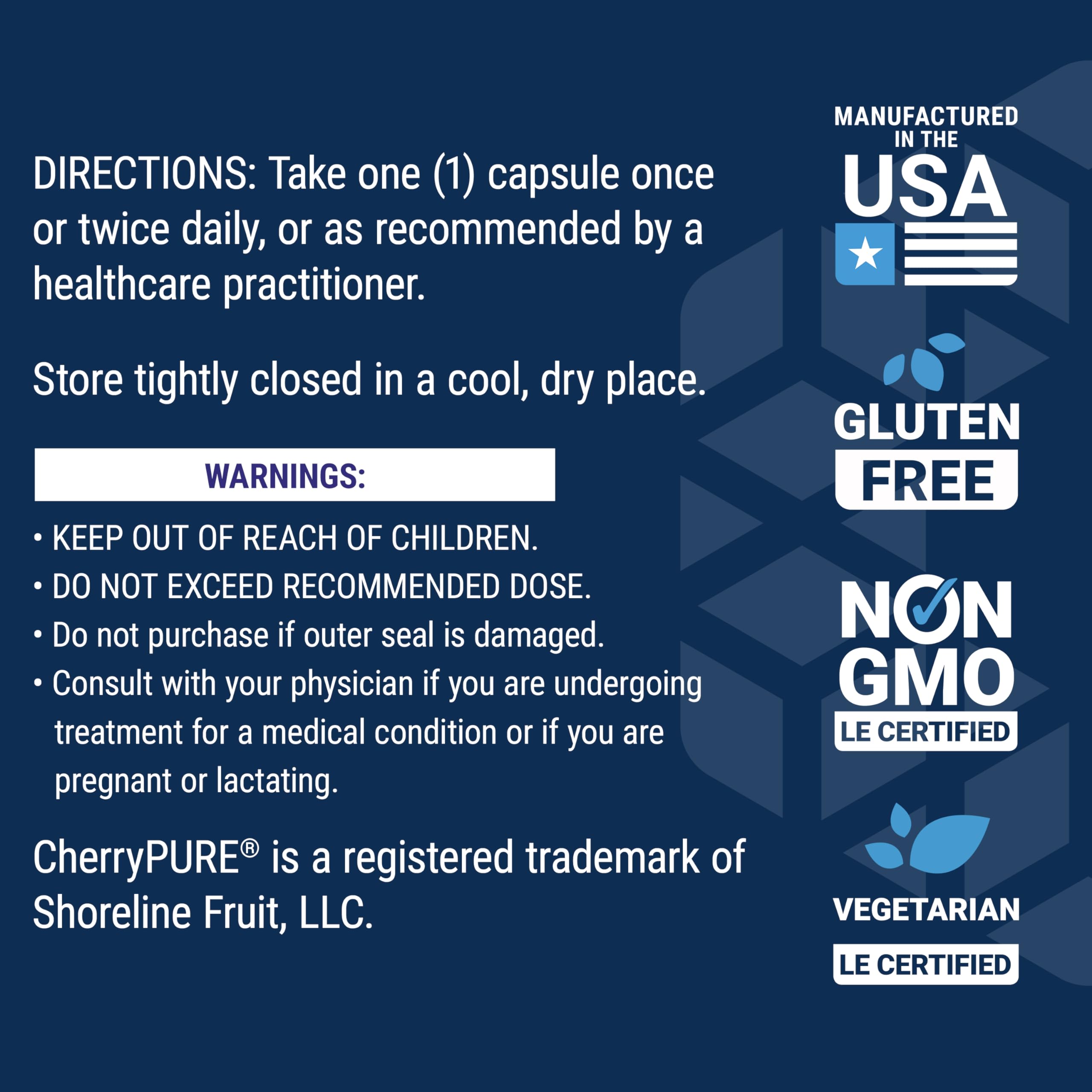 Life Extension Tart Cherry : utilisation quotidienne et post-entraînement.
