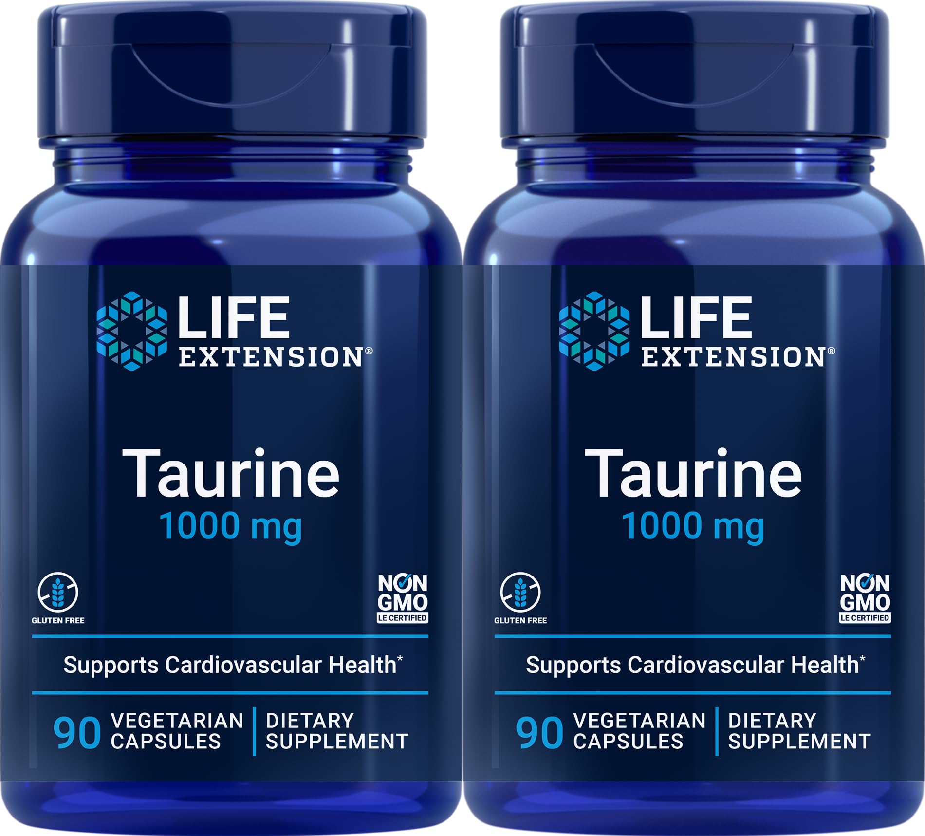 Life Extension Taurine 1000 mg flacon – soutien potentiel des tissus et énergie quotidienne