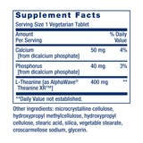 Life Extension Theanine XR – emballage: étiquette claire et ingrédients de qualité.
