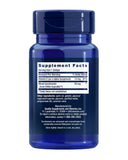 Life Extension Tocotrienols: étiquette claire indiquant sans gluten et sans OGM pour une consommation responsable.