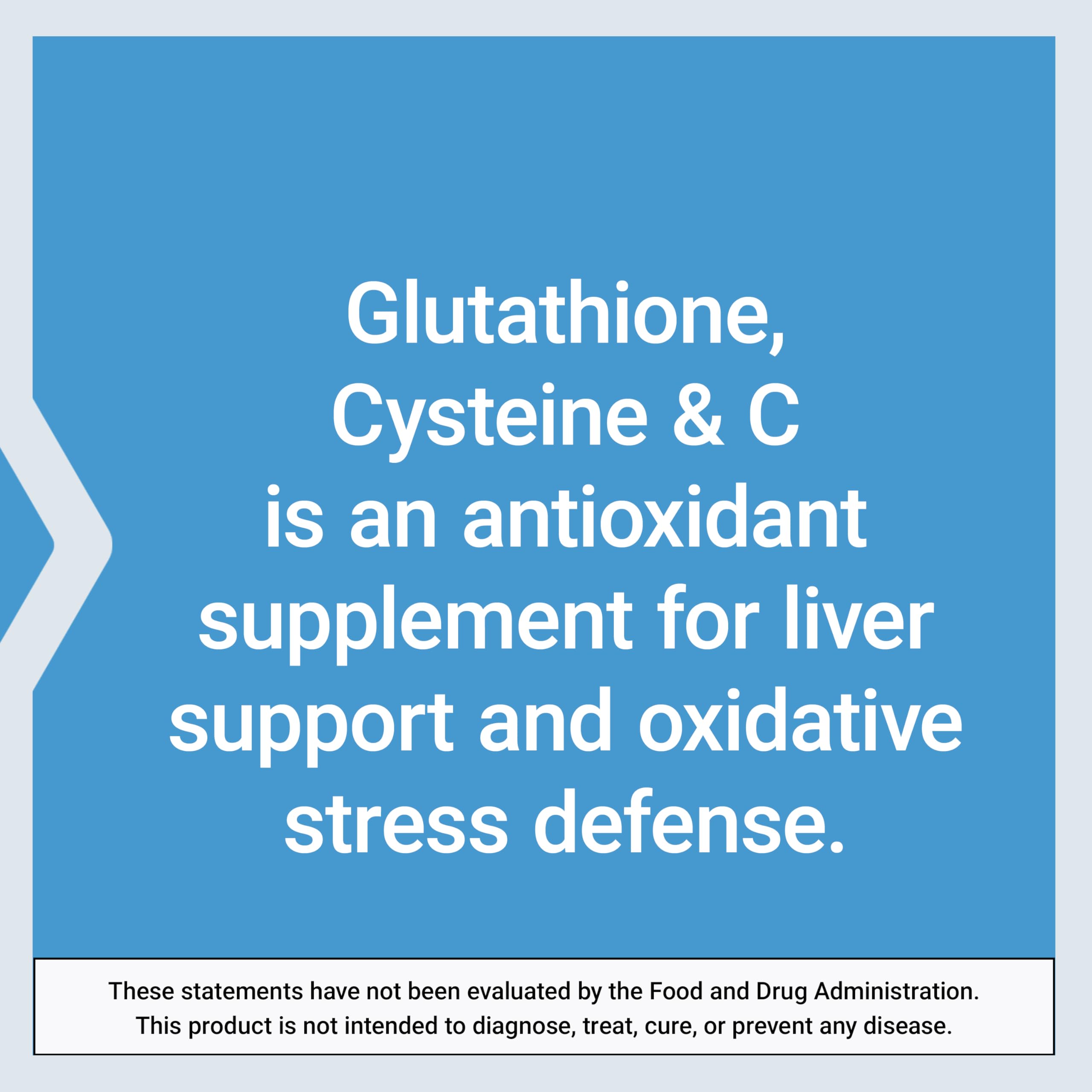 Life Extension Glutathione-Cystéine-Vitamine C : fabrication américaine de qualité.