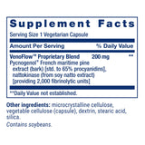 Life Extension VenoFlow : capsules sans gluten, faciles à prendre au quotidien.