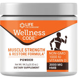Life Extension Wellness Code D3 Poudre Musculation : apport potentiel en vitamine D3 pour le soutien musculaire