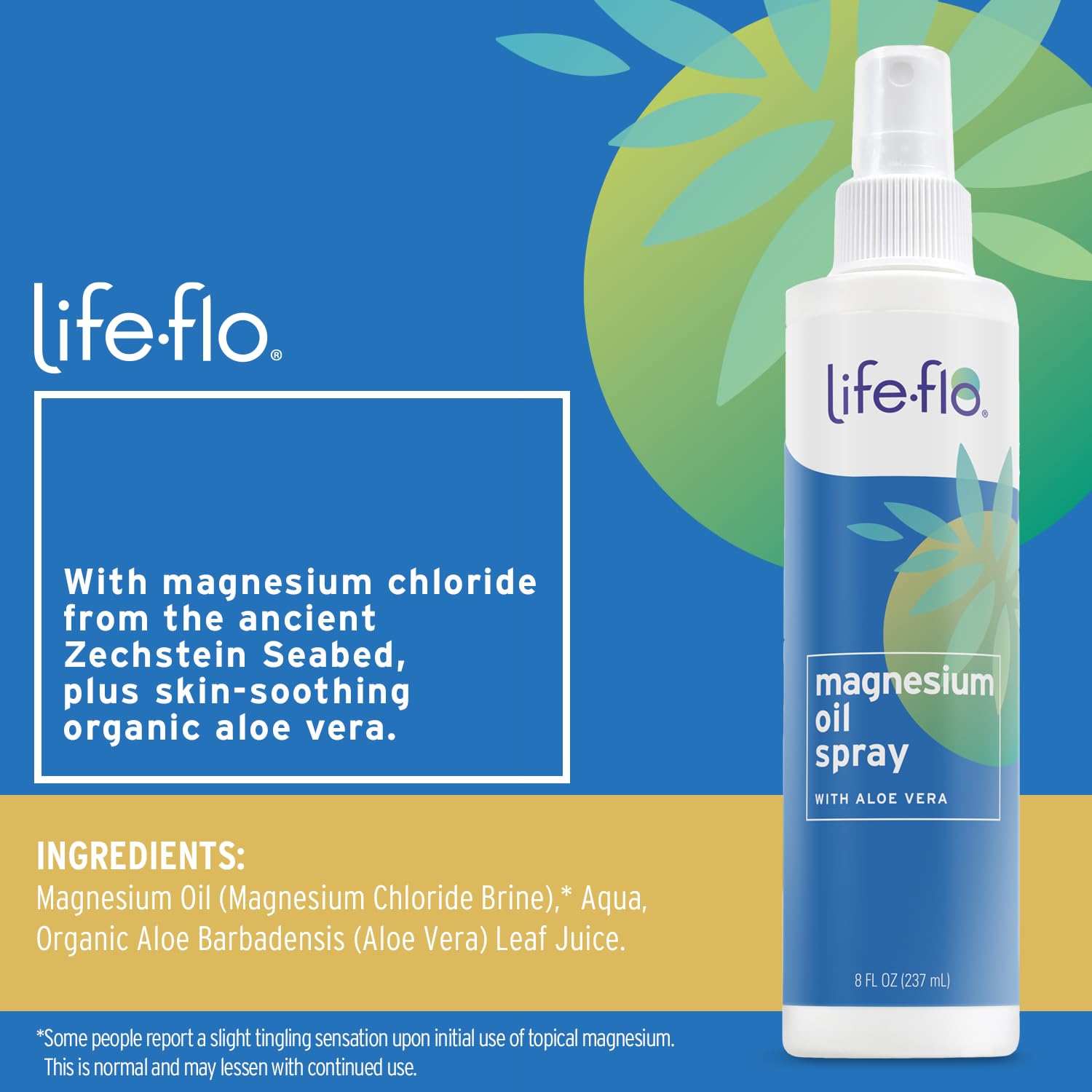 Life-Flo aloe bio : apaisement pour la peau.