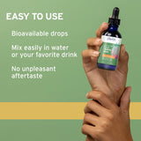 Life-flo Iode liquide Plus – Dose quotidienne pratique avec trois gouttes.