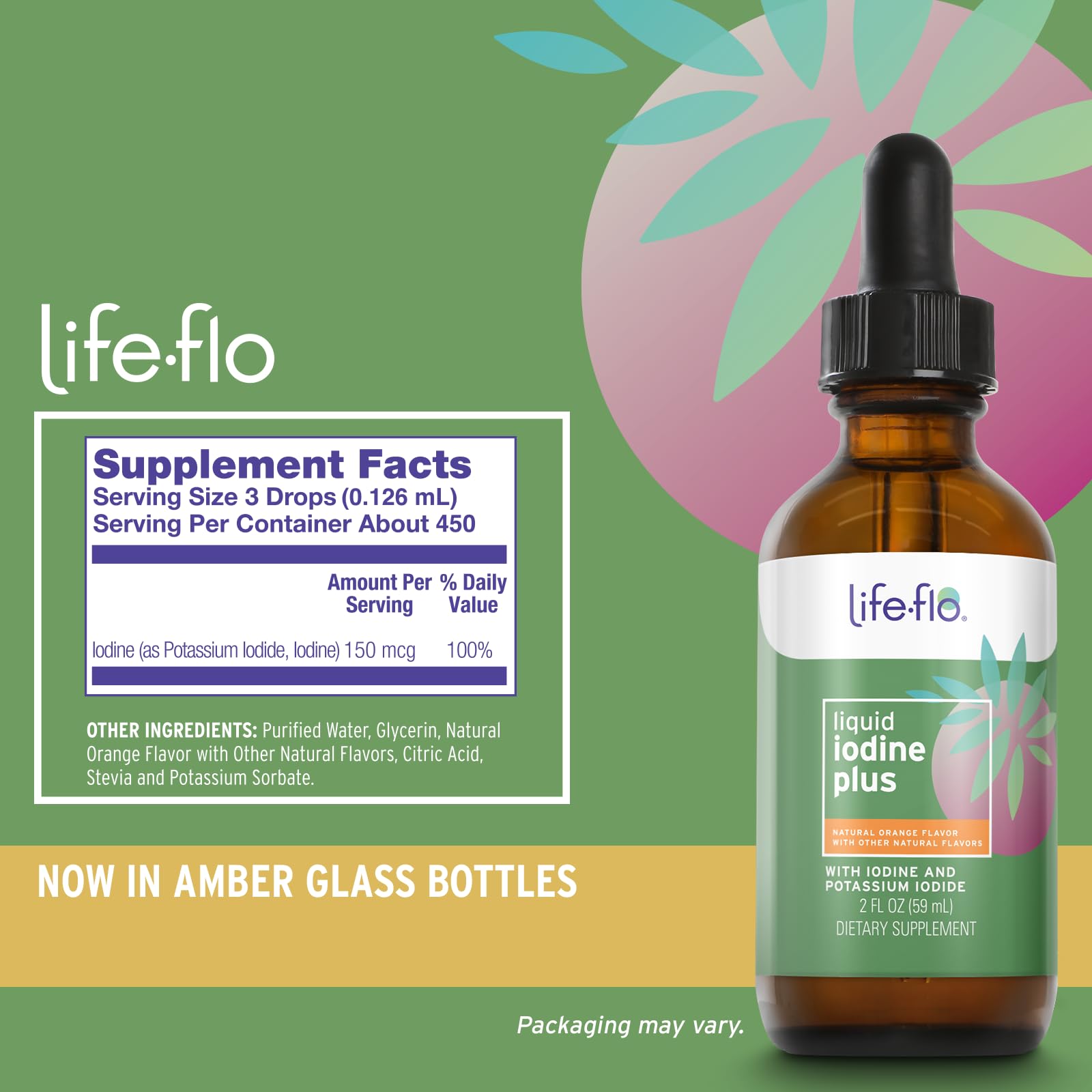 Life-flo Iode liquide Plus – Gouttes facilement absorbables pour un usage rapide.