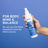 Life-flo Magnesium Oil Night Spray — emballage sans cruauté et traçabilité en laboratoire.