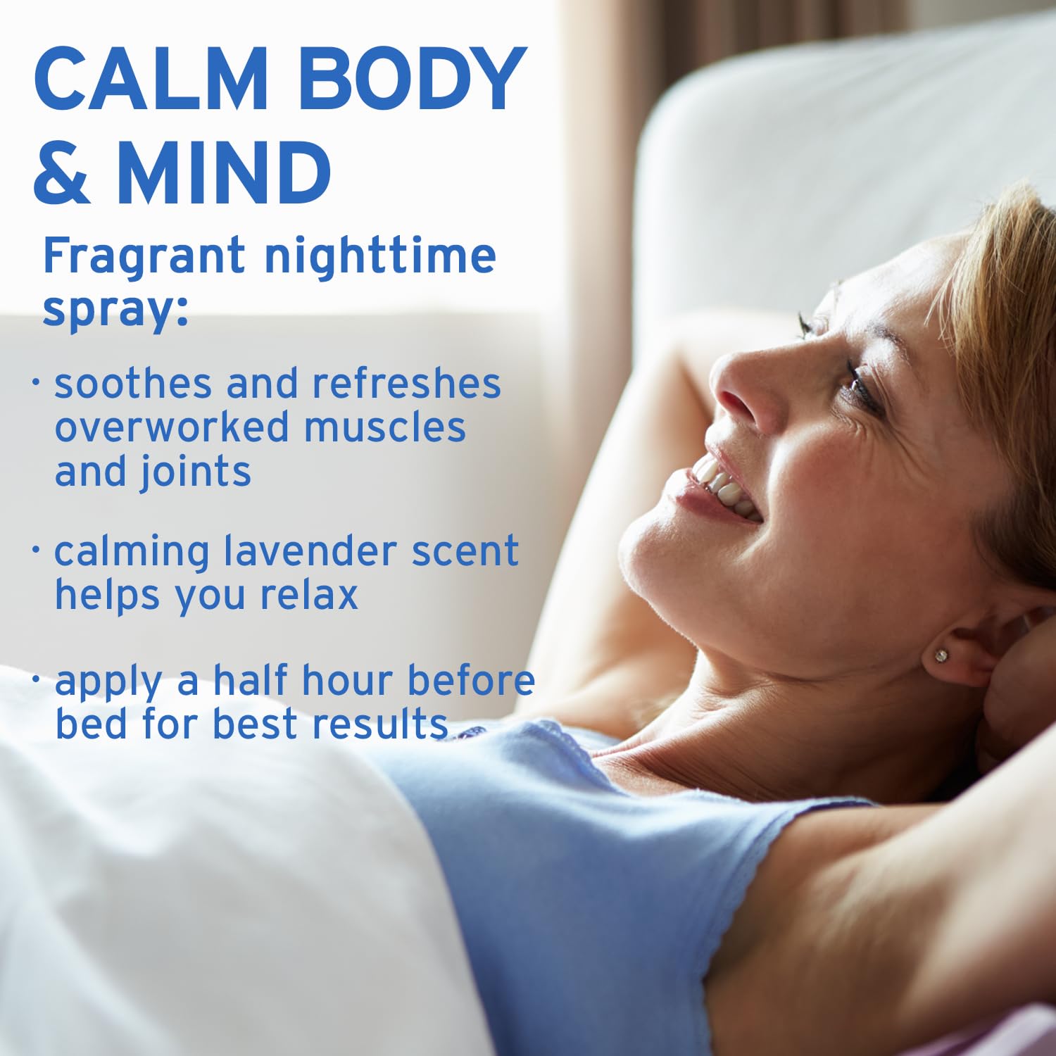 Life-flo Magnesium Oil Night Spray — massage des muscles pour un confort nocturne.
