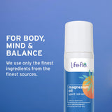 Life-FLO Magnesium Oil Sport Roll-On – format compact pour sac de sport.