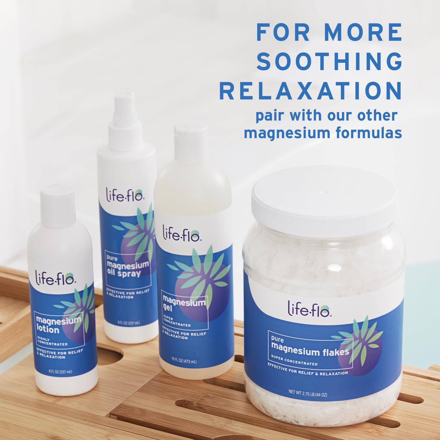 Life-flo spray magnésium nuit – aide à la détente avant le coucher grâce à une absorption rapide.
