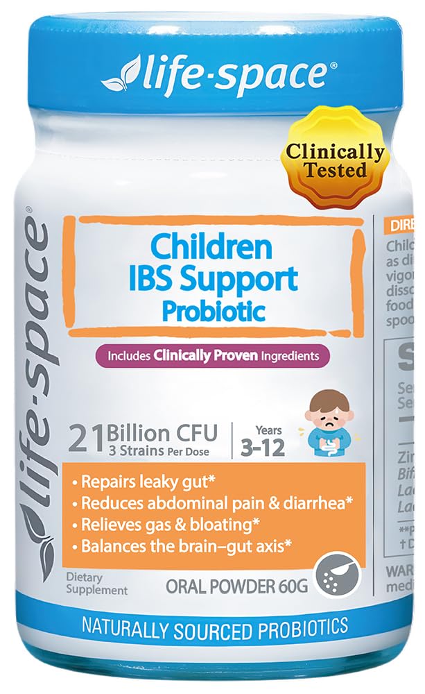 Life-Space Enfants poudre dose pour soutien IBS et digestion équilibrée