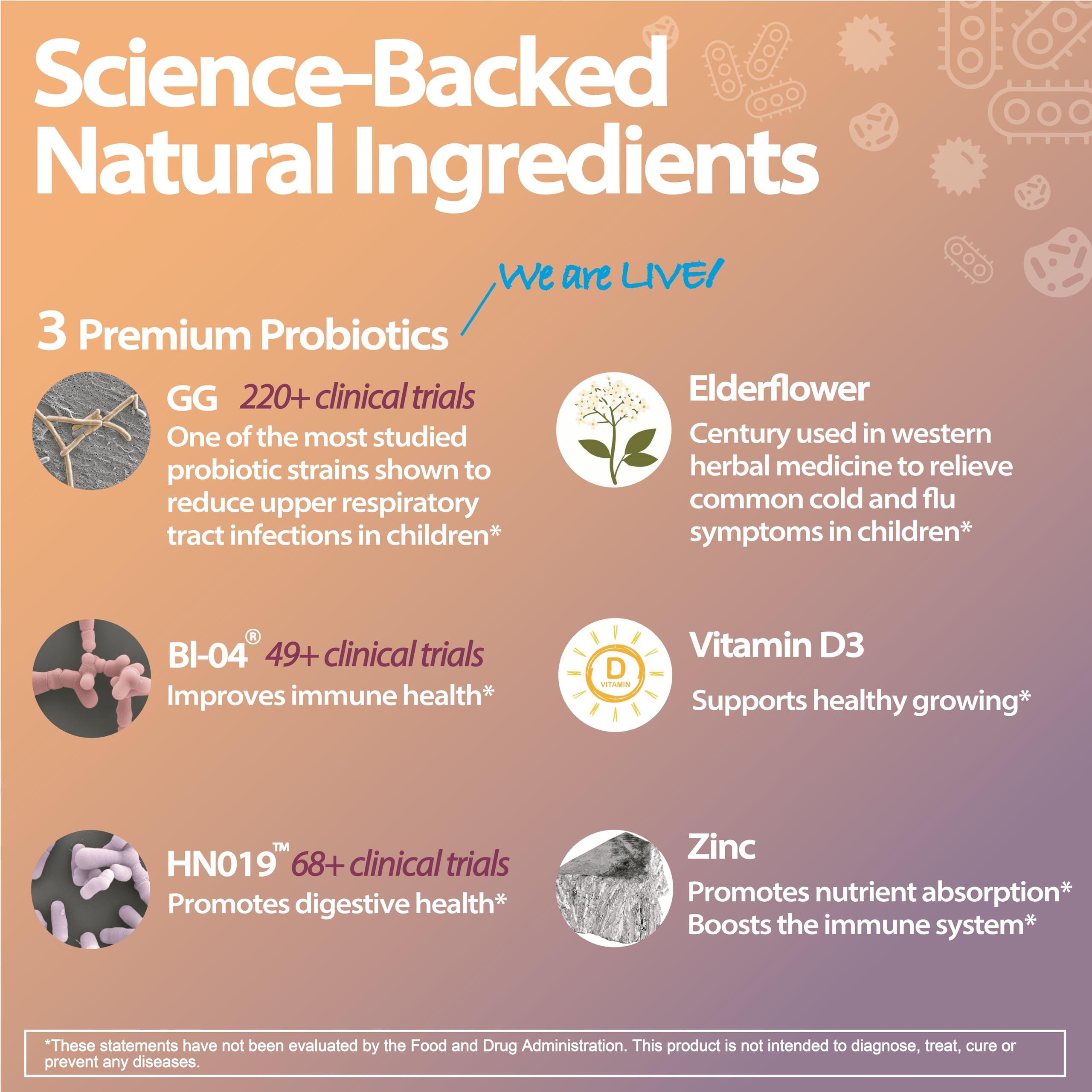 Life-Space Vitamine D3 et Zinc: nutriments pour le développement sain.
