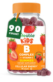 Lifeable Complexe B Enfants goût fraise, énergie potentielle et plaisir à mâcher