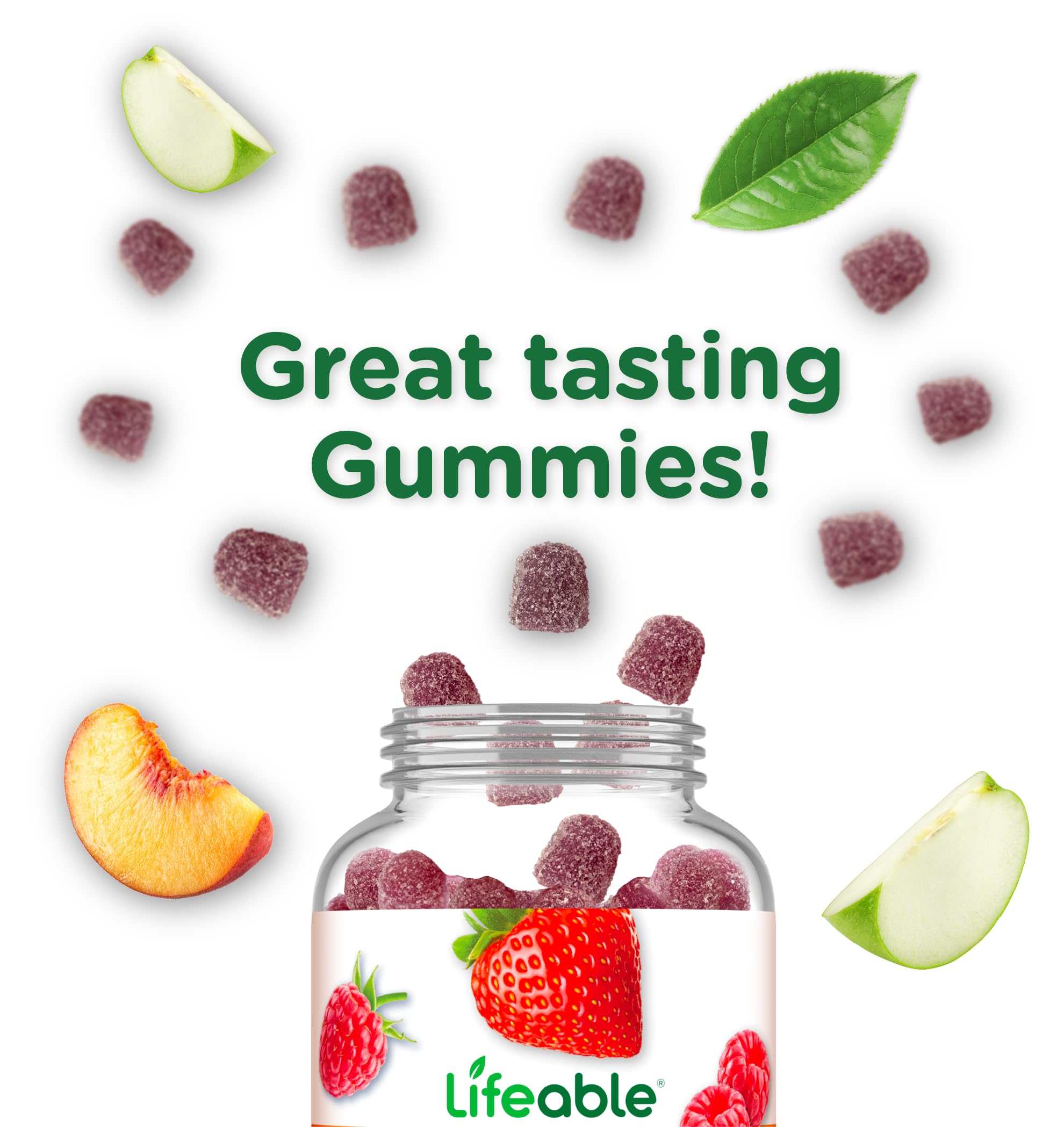 Lifeable gommes cranberry certifié végan et sans OGM