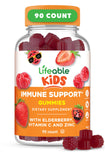 Gommes Lifeable Immunité Enfant au Sureau et Fruits, soutien immunitaire doux et naturel.