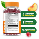 Lifeable Vitamine B Complex Gommes emballage pratique pour usage quotidien.