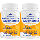 Lifeatlas Akkermansia Probiotic — bouteille pratique pour une prise quotidienne et une meilleure santé intestinale.