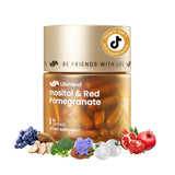 Bouteille LIFEFRIEND montrant le mélange Myo-DCI pour l'équilibre hormonal féminin.