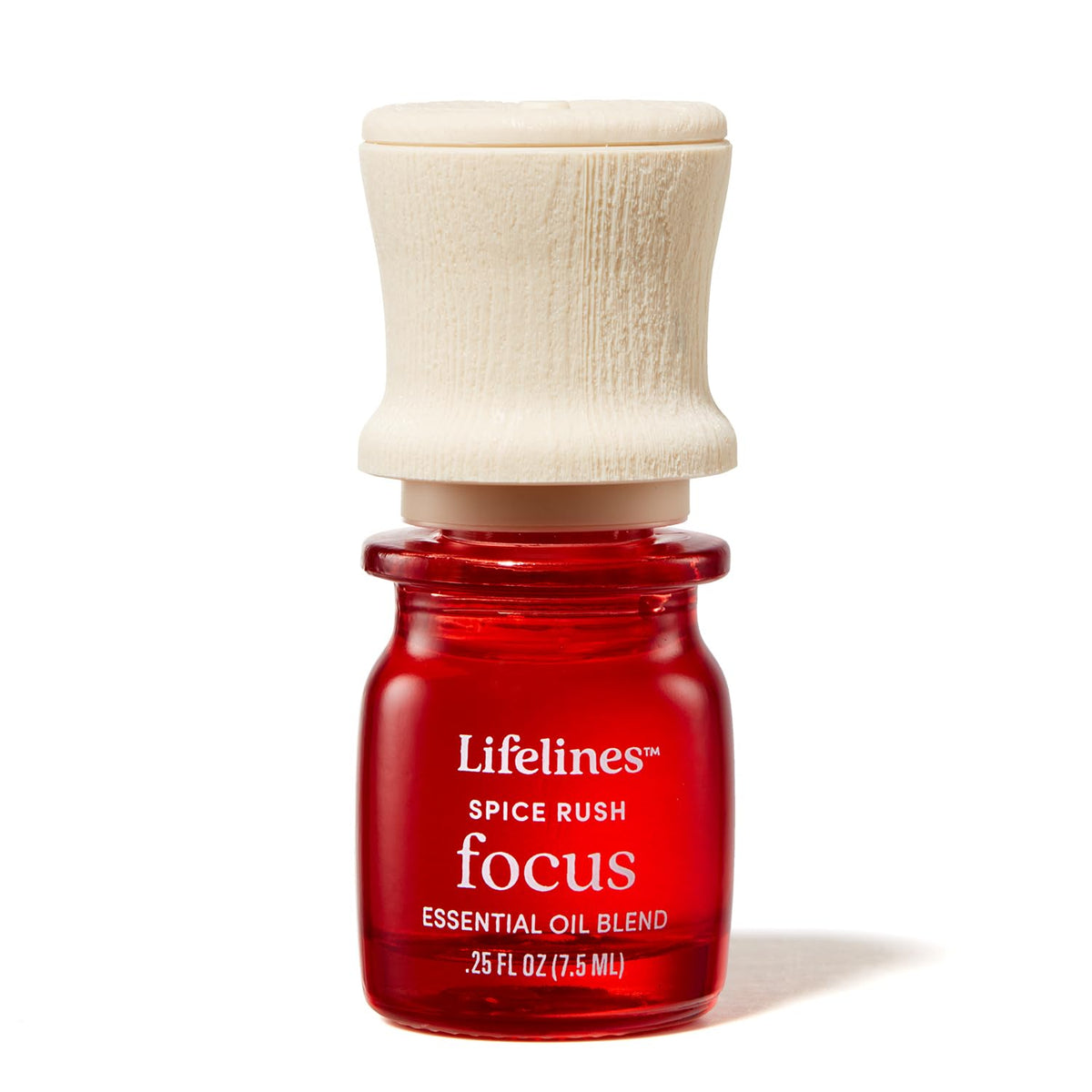Lifelines huile épicée — bouteille idéale pour stimulation et concentration.