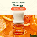 Lifelines Waves diffuseur Citrus Grove pour diffusion parfumée et rafraîchissante.