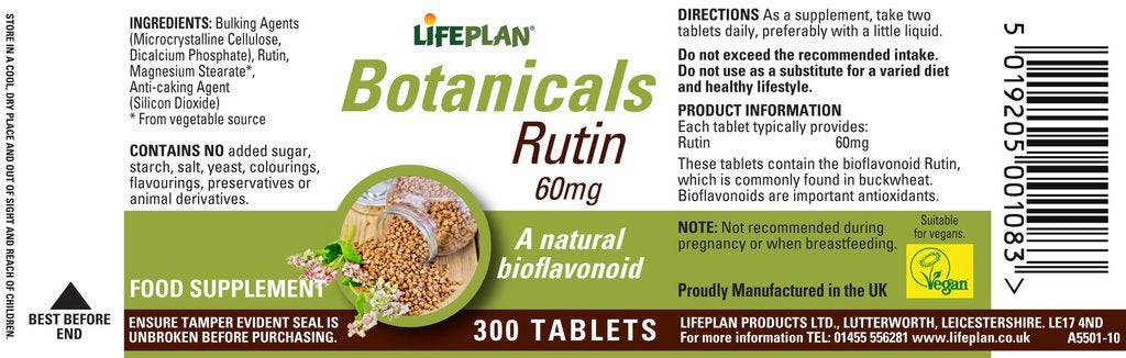 Lifeplan Rutin : comprimé de 60 mg, facile à intégrer dans votre routine.