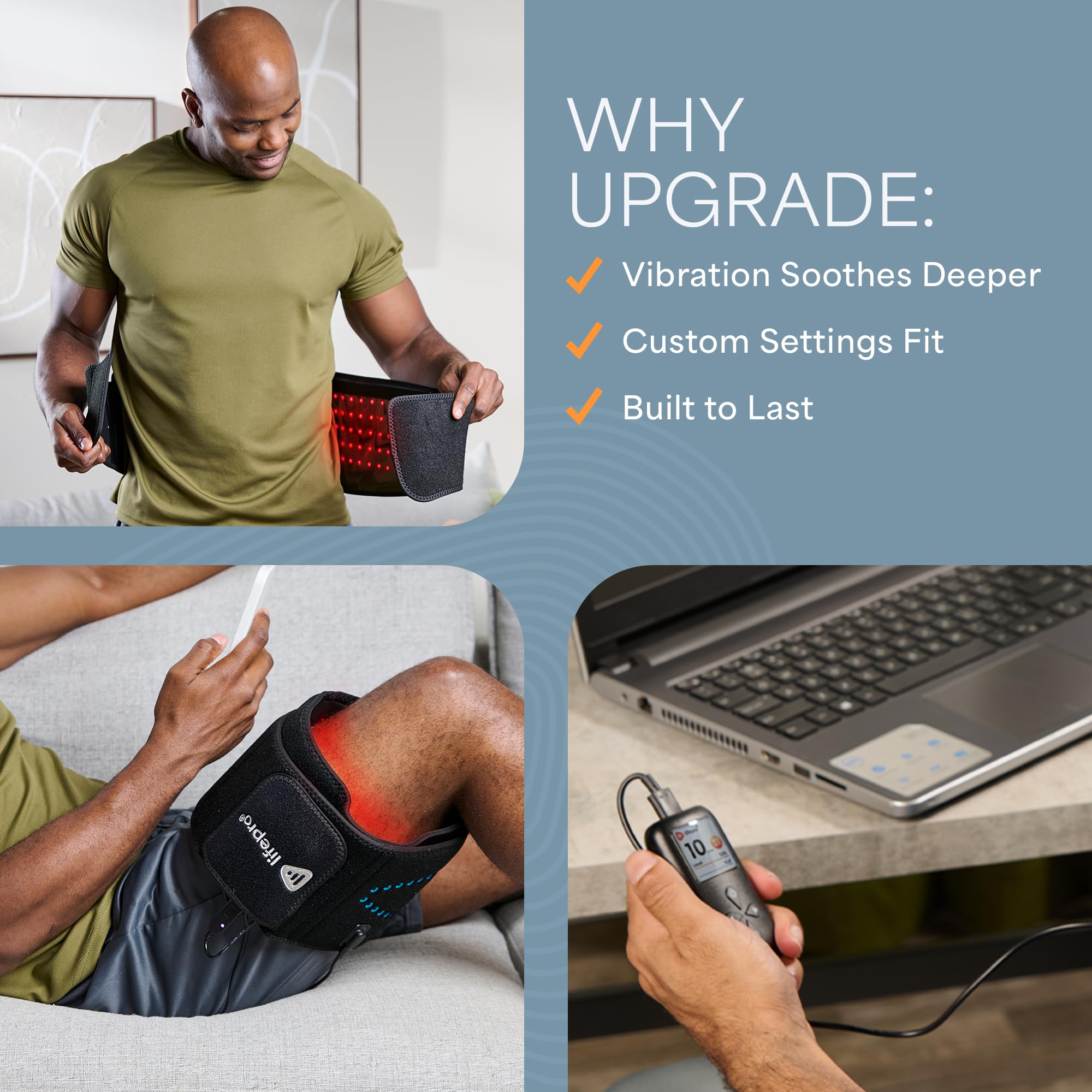 LifePro ceinture-lumiere-infra-850nm offre un réconfort chaleureux et apaisant.