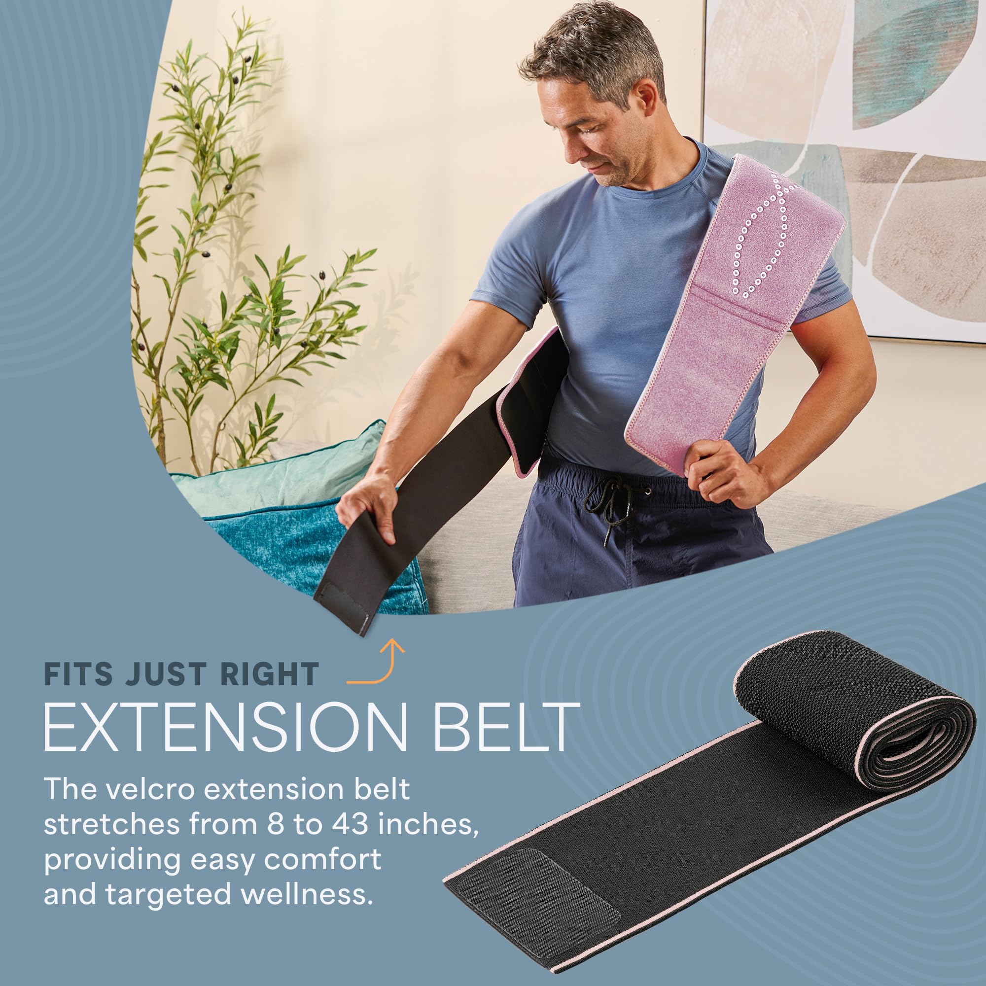LifePro ceinture lumière rouge design confort idéal au quotidien.