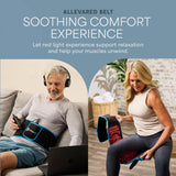 LifePro Ceinture lumière rouge sur le dos, cible les zones tendues.