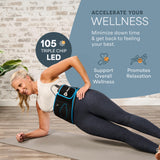 LifePro Ceinture lumière rouge sur l'épaule, favorise la détente musculaire.