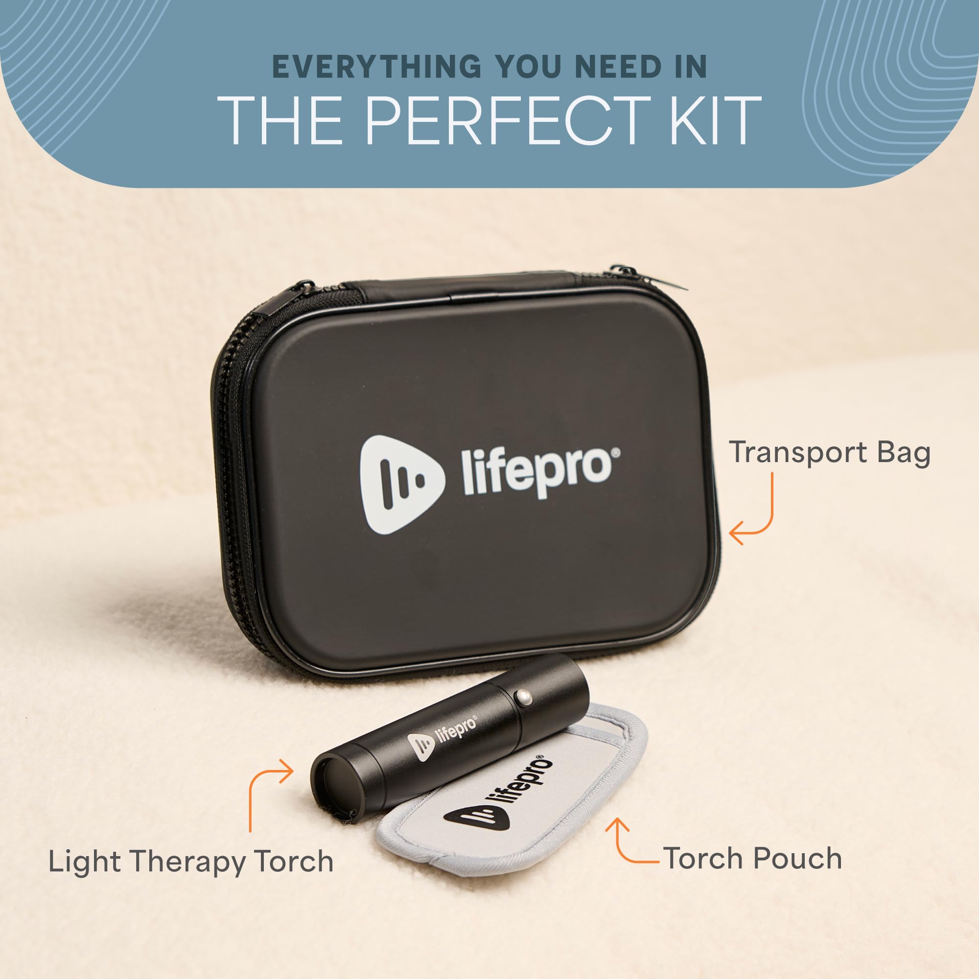 LifePro thérapie infrarouge portable emballage : présentation prête à offrir