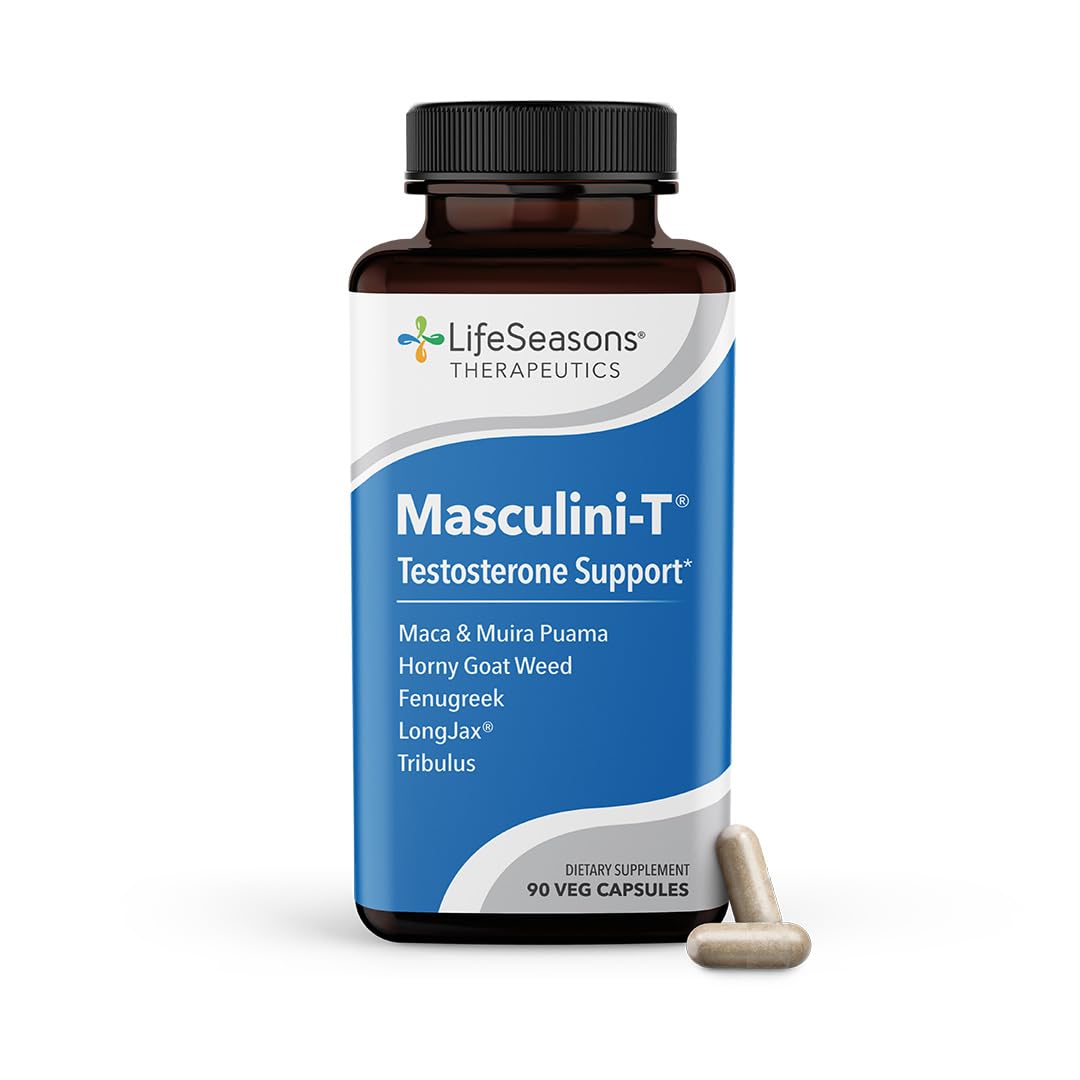 LifeSeasons Masculini-T : bouteille du complément pour soutenir l’endurance masculine.