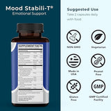 LifeSeasons Mood Stabili-T capsules utilisées quotidiennement pour l'appui à l'humeur